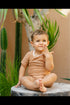 Baby Swimsuit in Warm Cocoa